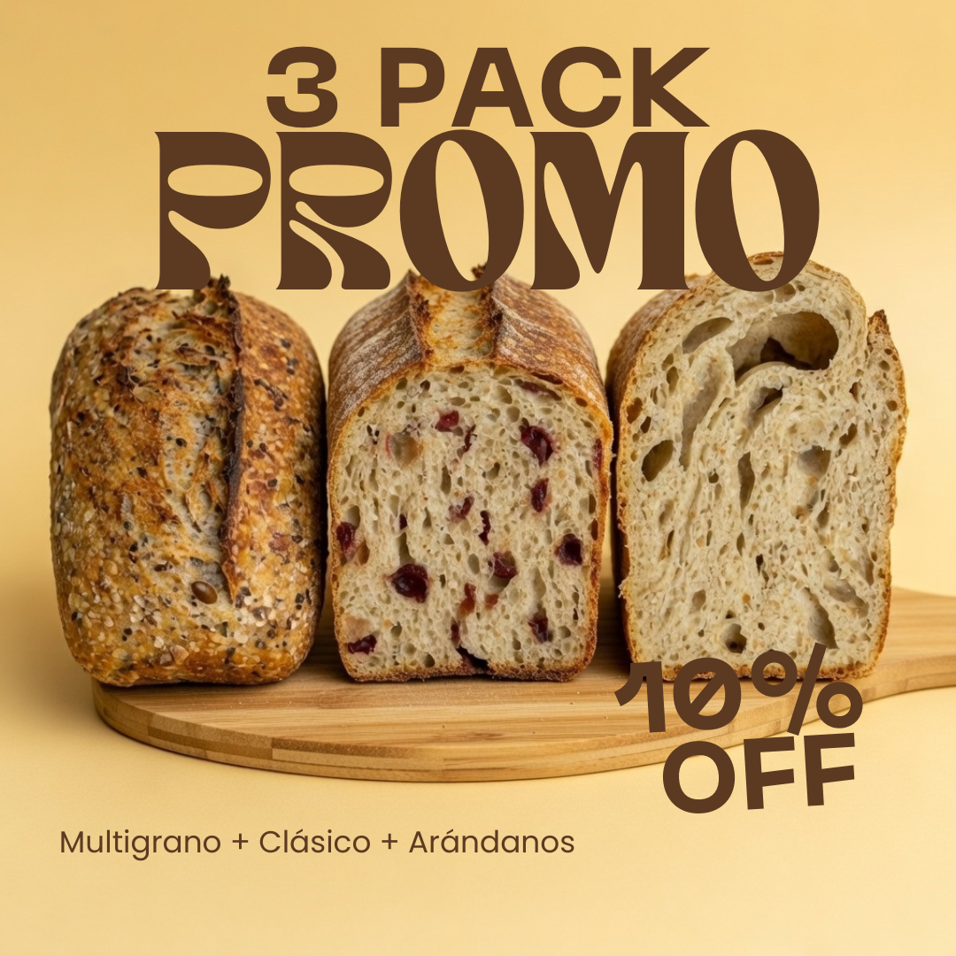 3 Pack Personal de Masa Madre