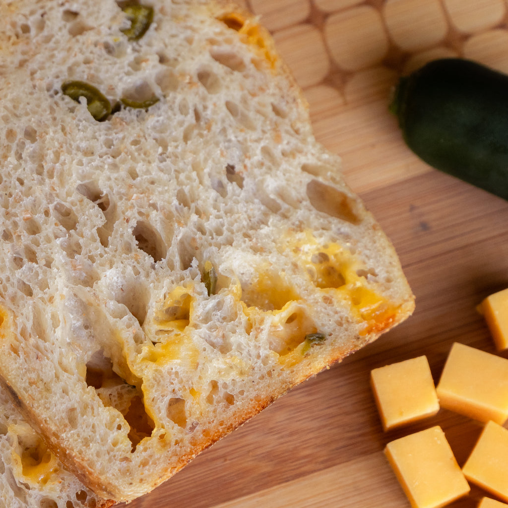Pan Cheddar y Jalapeño