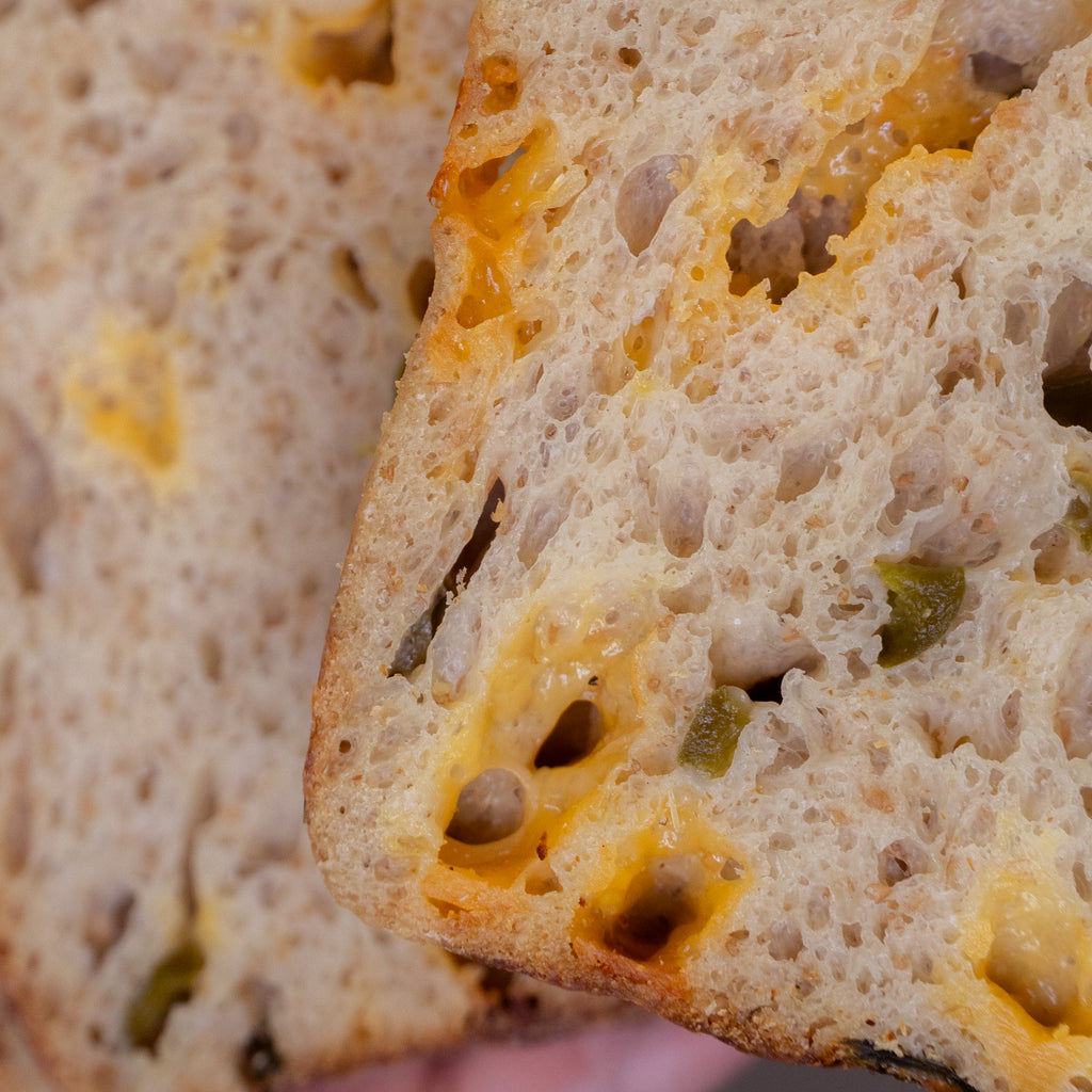 Pan Cheddar y Jalapeño
